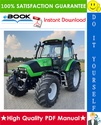 Thumbnail ☆☆ Best ☆☆ Deutz-Fahr Agrotron 130, 140, 155, 165 Tractor Service Repair Manual