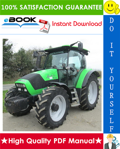 Thumbnail ☆☆ Best ☆☆ Deutz-Fahr Agrotron K90, K100, K110, K120 Profiline Tractor Service Repair Manual