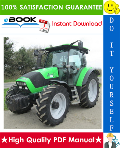 Thumbnail ☆☆ Best ☆☆ Deutz-Fahr Agrotron K90, K100, K110, K120 Tractor Service Repair Manual