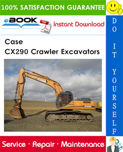 Thumbnail ☆☆ Best ☆☆ Case CX290 Crawler Excavators Service Repair Manual
