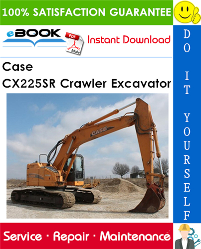 Thumbnail ☆☆ Best ☆☆ Case CX225SR Crawler Excavator Service Repair Manual