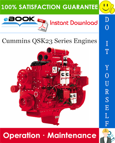Thumbnail ☆☆ Best ☆☆ Cummins QSK23 Series Engines Operation & Maintenance Manual