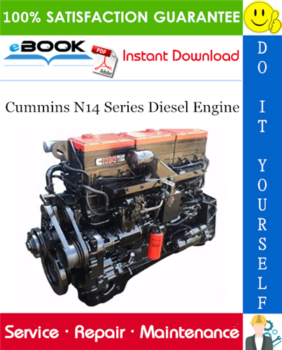 Thumbnail ☆☆ Best ☆☆ Cummins N14 Series Diesel Engine Service Repair Manual 