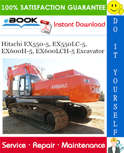 Thumbnail ☆☆ Best ☆☆ Hitachi EX550-5, EX550LC-5, EX600H-5, EX600LCH-5 Excavator Service Repair Manual