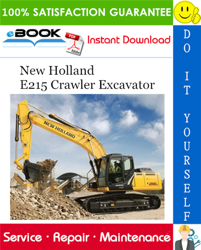 Thumbnail ☆☆ Best ☆☆ New Holland E215 Crawler Excavator Service Repair Manual