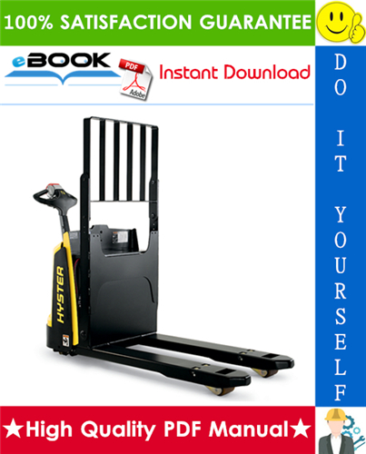 Thumbnail ☆☆ Best ☆☆ Hyster W45Z (C215) Walkie Pallet Truck Parts Manual