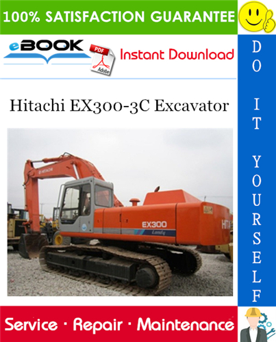 Thumbnail ☆☆ Best ☆☆ Hitachi EX300-3C Excavator Service Repair Manual