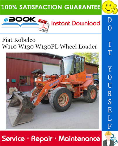 Thumbnail ☆☆ Best ☆☆ Fiat Kobelco W110 W130 W130PL Wheel Loader Service Repair Manual