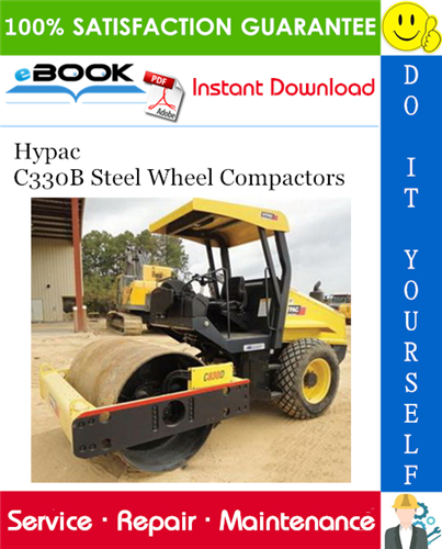 Thumbnail ☆☆ Best ☆☆ Hypac C330B Steel Wheel Compactors Service Repair Manual + Operation & Maintenance Manual