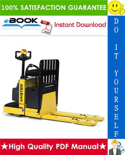 Thumbnail ☆☆ Best ☆☆ Hyster B60ZAC (B230) End Rider Pallet Trucks Parts Manual