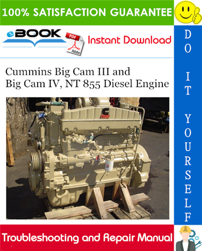 Thumbnail ☆☆ Best ☆☆ Cummins Big Cam III and Big Cam IV, NT 855 Diesel Engine Troubleshooting and Repair Manual