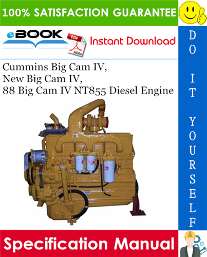 Thumbnail ☆☆ Best ☆☆ Cummins Big Cam IV, New Big Cam IV, 88 Big Cam IV NT855 Diesel Engine Specifications Manual