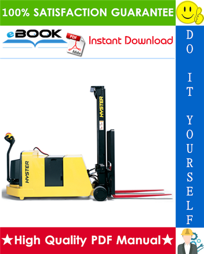 Thumbnail ☆☆ Best ☆☆ Hyster W25ZC, W30ZC, W40ZC (B454) Walkie Counterbalanced Stacker Parts Manual
