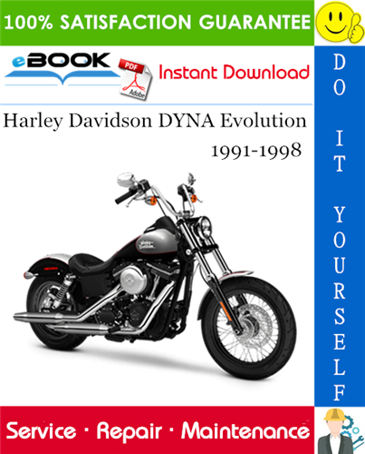 Thumbnail ☆☆ Best ☆☆ Harley Davidson DYNA Evolution Motorcycle Service Repair Manual 1991-1998 Download