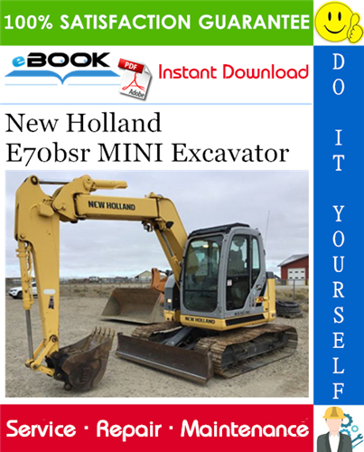 Thumbnail ☆☆ Best ☆☆ New Holland E70bsr MINI Excavator Service Repair Manual