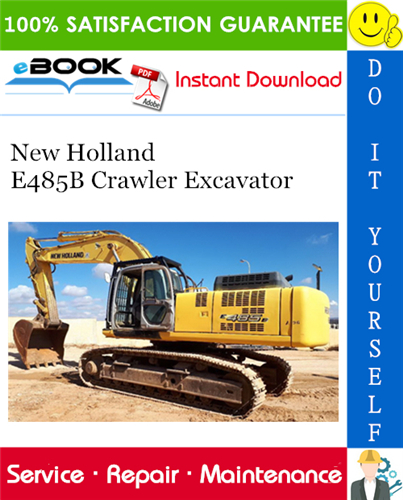 Thumbnail ☆☆ Best ☆☆ New Holland E485B Crawler Excavator Service Repair Manual