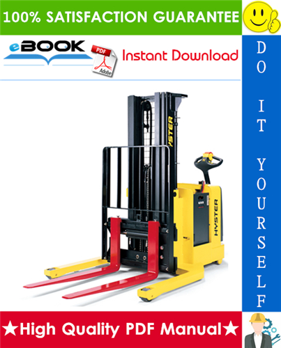 Thumbnail ☆☆ Best ☆☆ Hyster W25ZA2, W30ZA2 (B495) Walkie Straddle Stacker Parts Manual