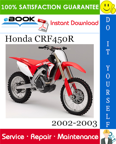 Thumbnail ☆☆ Best ☆☆ Honda CRF450R Motorcycle Service Repair Manual 2002-2003 Download Thumbnail ☆☆ Best ☆☆ Honda CRF450R Motorcycle Service Repair Manual 2002-2003 Download
