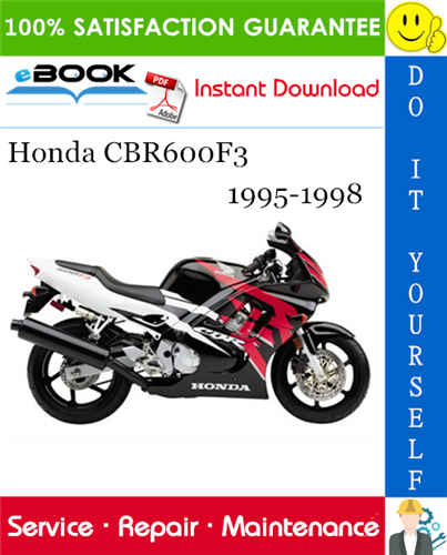 Thumbnail ☆☆ Best ☆☆ Honda CBR600F3 Motorcycle Service Repair Manual 1995-1998 Download