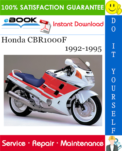 Thumbnail ☆☆ Best ☆☆ Honda CBR1000F Motorcycle Service Repair Manual 1992-1995 Download