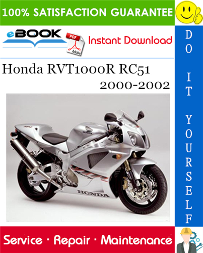 Thumbnail ☆☆ Best ☆☆ Honda RVT1000R RC51 Motorcycle Service Repair Manual 2000-2002 Download