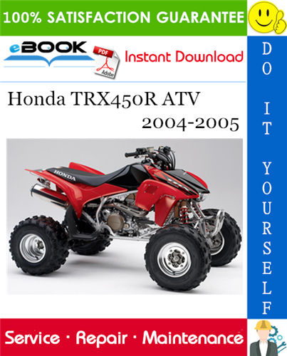 Thumbnail ☆☆ Best ☆☆ Honda TRX450R ATV Service Repair Manual 2004-2005 Download Thumbnail ☆☆ Best ☆☆ Honda TRX450R ATV Service Repair Manual 2004-2005 Download