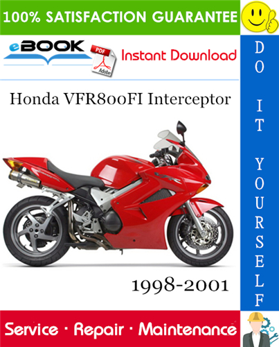 Thumbnail ☆☆ Best ☆☆ Honda VFR800FI Interceptor Motorcycle Service Repair Manual 1998-2001 Download