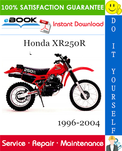 Thumbnail ☆☆ Best ☆☆ Honda XR250R Motorcycle Service Repair Manual 1996-2004 Download Thumbnail ☆☆ Best ☆☆ Honda XR250R Motorcycle Service Repair Manual 1996-2004 Download