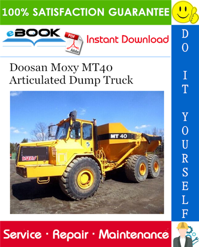 Thumbnail ☆☆ Best ☆☆ Doosan Moxy MT40 Articulated Dump Truck Service Repair Manual