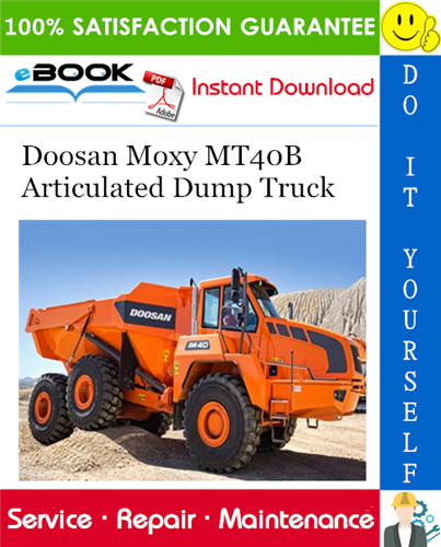 Thumbnail ☆☆ Best ☆☆ Doosan Moxy MT40B Articulated Dump Truck Service Repair Manual