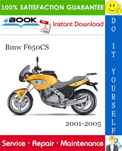 Thumbnail ☆☆ Best ☆☆ Bmw F650CS Motorcycle Service Repair Manual 2001-2005 Download