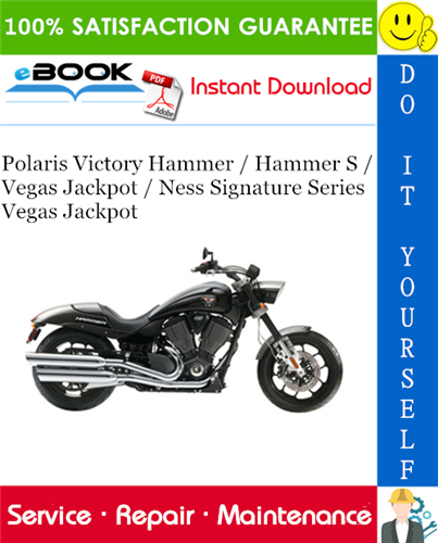 Thumbnail ☆☆ Best ☆☆ 2008 Polaris Victory Hammer / Hammer S / Vegas Jackpot / Ness Signature Series Vegas Jackpot Motorcycle Service Repair Manual