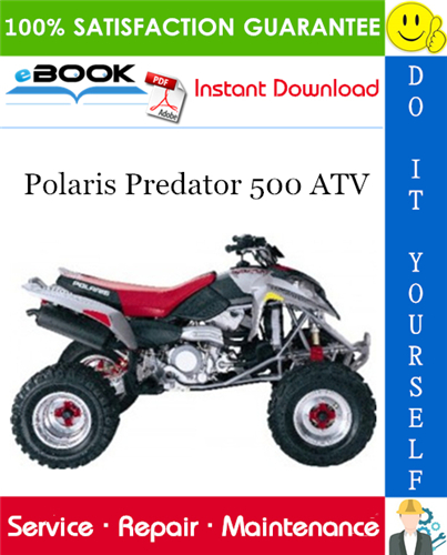 Thumbnail ☆☆ Best ☆☆ 2003 Polaris Predator 500 ATV Service Repair Manual