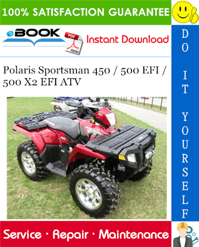 Thumbnail ☆☆ Best ☆☆ 2007 Polaris Sportsman 450 / 500 EFI / 500 X2 EFI ATV Service Repair Manual