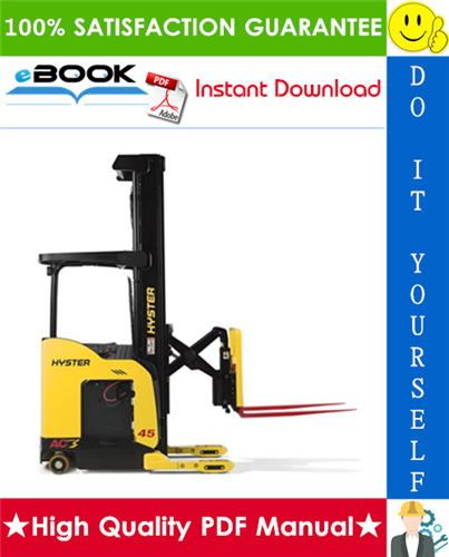 Thumbnail ☆☆ Best ☆☆ Hyster N45ZR, N35ZDR (C264) Reach Truck Forklift Parts Manual