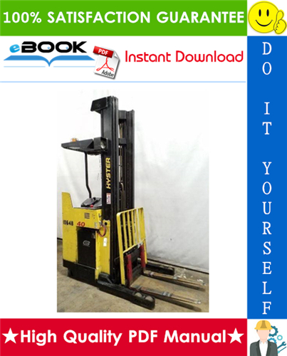 Thumbnail ☆☆ Best ☆☆ Hyster N25XMDR3, N30XMR3, N40XMR3 (C470) Electric Forklift Parts Manual