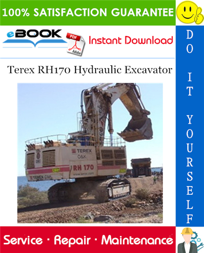 Thumbnail ☆☆ Best ☆☆ Terex RH170 Hydraulic Excavator Service Repair Manual