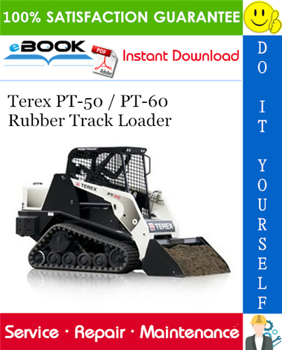 Thumbnail ☆☆ Best ☆☆ Terex PT-50 / PT-60 Rubber Track Loader Service Repair Manual