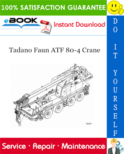 Thumbnail ☆☆ Best ☆☆ Tadano Faun ATF 80-4 Crane Service Repair Manual
