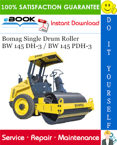 Thumbnail ☆☆ Best ☆☆ Bomag Single Drum Roller BW 145 DH-3 / BW 145 PDH-3 Service Repair Manual Thumbnail ☆☆ Best ☆☆ Bomag Single Drum Roller BW 145 DH-3 / BW 145 PDH-3 Service Repair Manual
