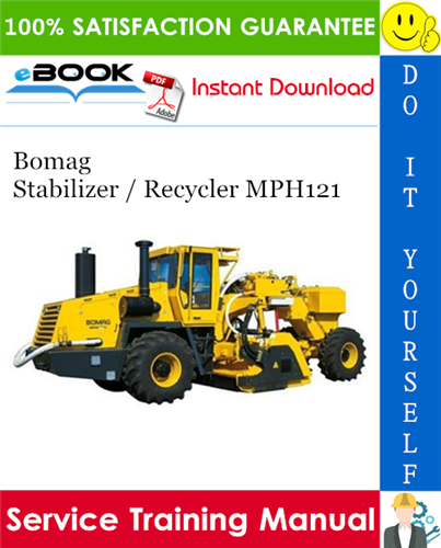 Thumbnail ☆☆ Best ☆☆ Bomag Stabilizer / Recycler MPH121 Service Training Manual