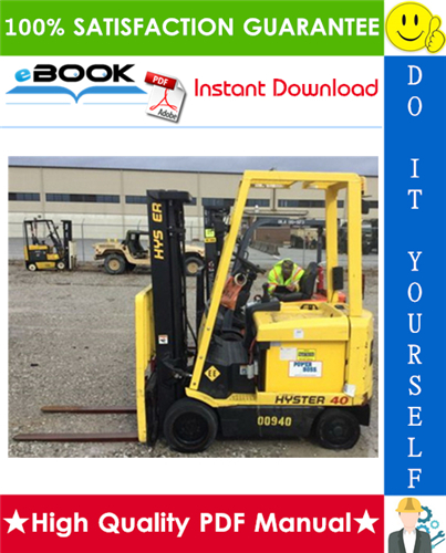Thumbnail ☆☆ Best ☆☆ Hyster E25XM2, E30XM2, E35XM2, E40XM2S (D114) Electric Forklift Trucks Parts Manual