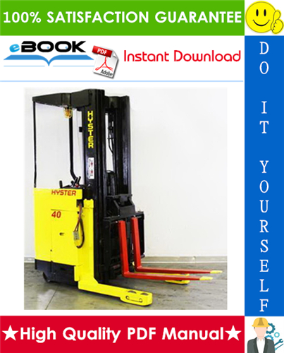 Thumbnail ☆☆ Best ☆☆ Hyster N40FR, N45FR, N50FA (D138) Electric Reach Trucks Parts Manual