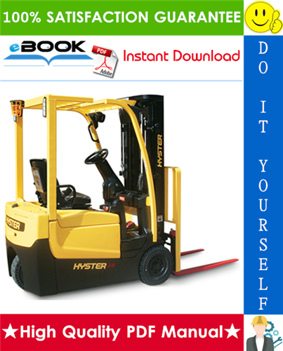 Thumbnail ☆☆ Best ☆☆ Hyster A25XNT, A30NXT (D203) 3-Wheel Electric Forklift Trucks Parts Manual