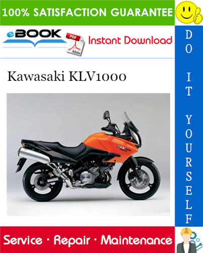 Thumbnail ☆☆ Best ☆☆ 2004 Kawasaki KLV1000 Motorcycle Service Repair Manual 