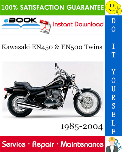 Thumbnail ☆☆ Best ☆☆ Kawasaki EN450 & EN500 Twins Motorcycle Service Repair Manual 1985-2004 Download