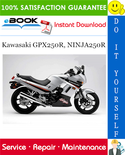 Thumbnail ☆☆ Best ☆☆ 1988 Kawasaki GPX250R, NINJA250R Motorcycle Service Repair Manual Supplement