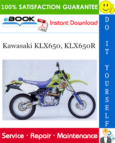 Thumbnail ☆☆ Best ☆☆ 1993 Kawasaki KLX650, KLX650R Motorcycle Service Repair Manual