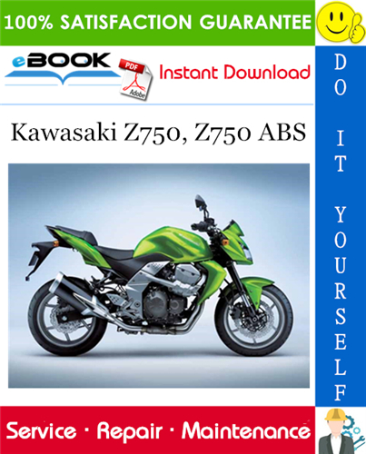 Thumbnail ☆☆ Best ☆☆ 2007 Kawasaki Z750, Z750 ABS Motorcycle Service Repair Manual 