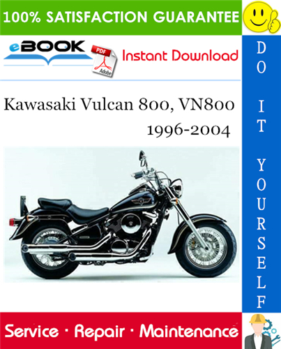 Thumbnail ☆☆ Best ☆☆ Kawasaki Vulcan 800, VN800 Motorcycle Service Repair Manual 1996-2004 Download
